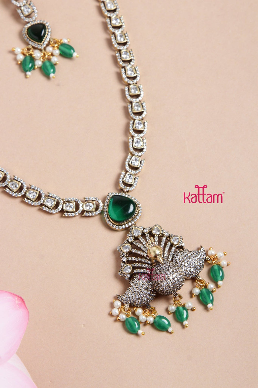 Angelina Victorian Peacock Haram - N6140