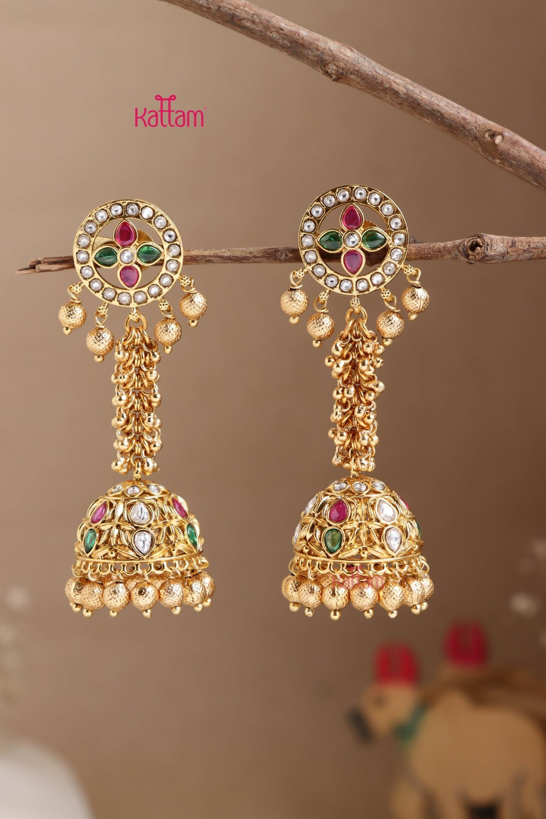 Chakra Dangler Jhumka - E1062