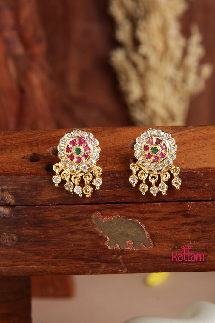 Chandra - Gati Multistone Earring - E940