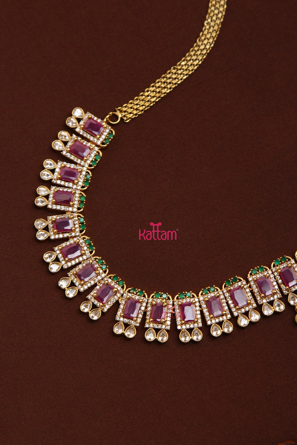 Elegant Grand Stone Hip Chain - Green - HB183