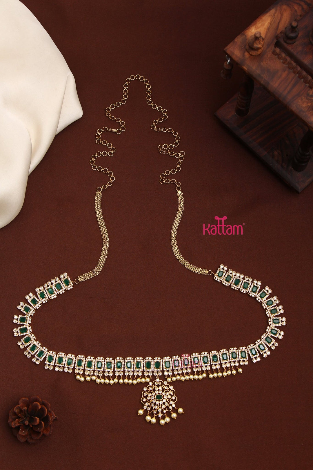 Elegant Grand Stone Hip Chain - Multi - HB182