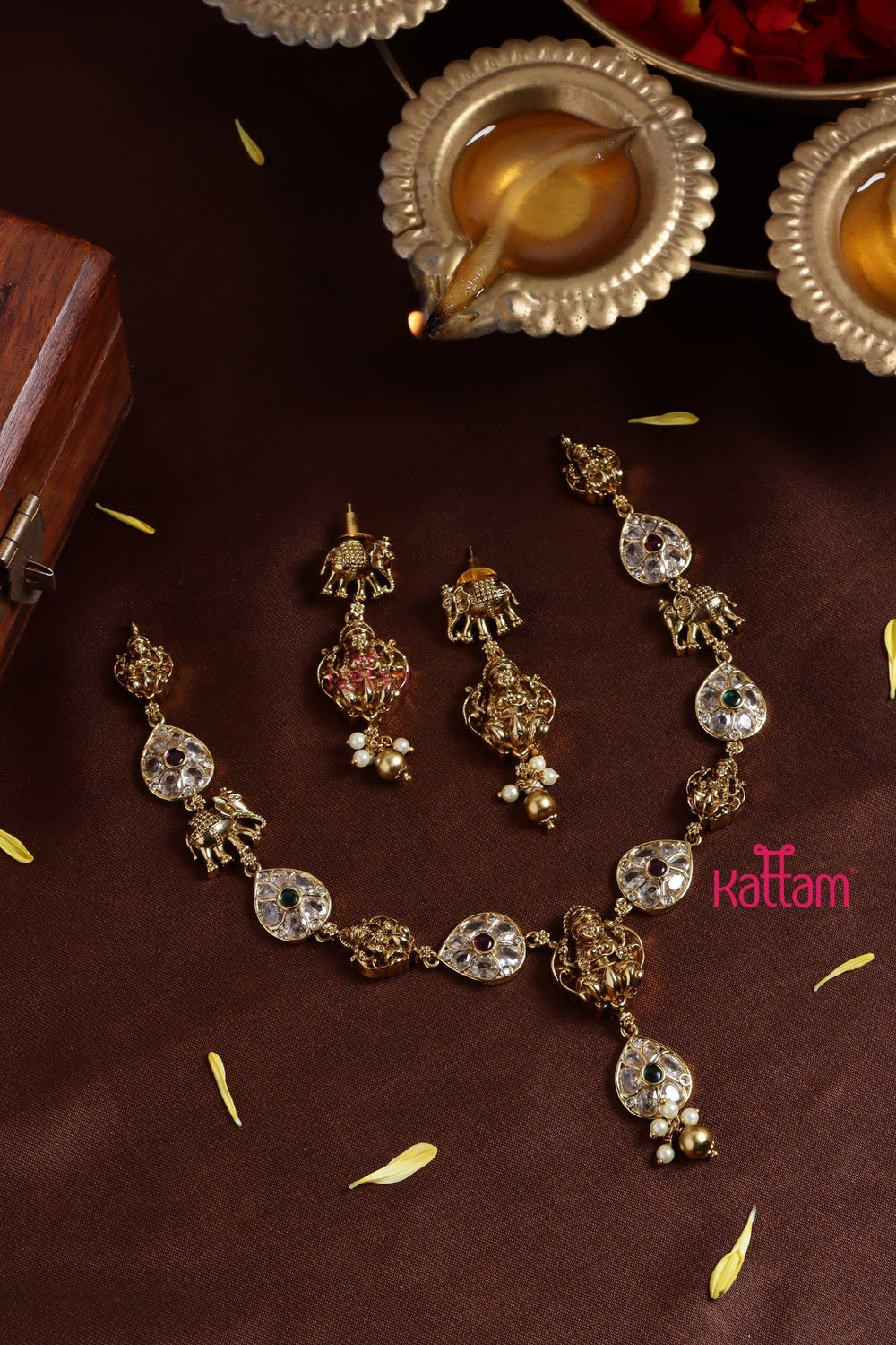 Elephant Nakshi Necklace - N3212