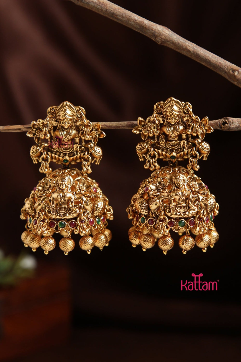 Gajalakshmi Mattegold Jhumka - E934