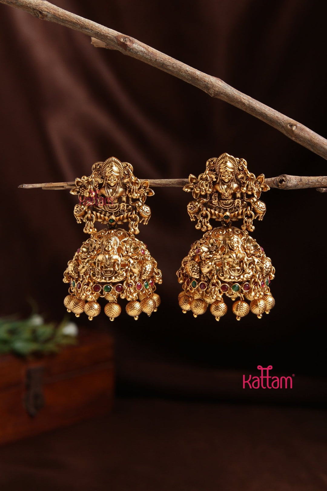 Gajalakshmi Mattegold Jhumka - E934