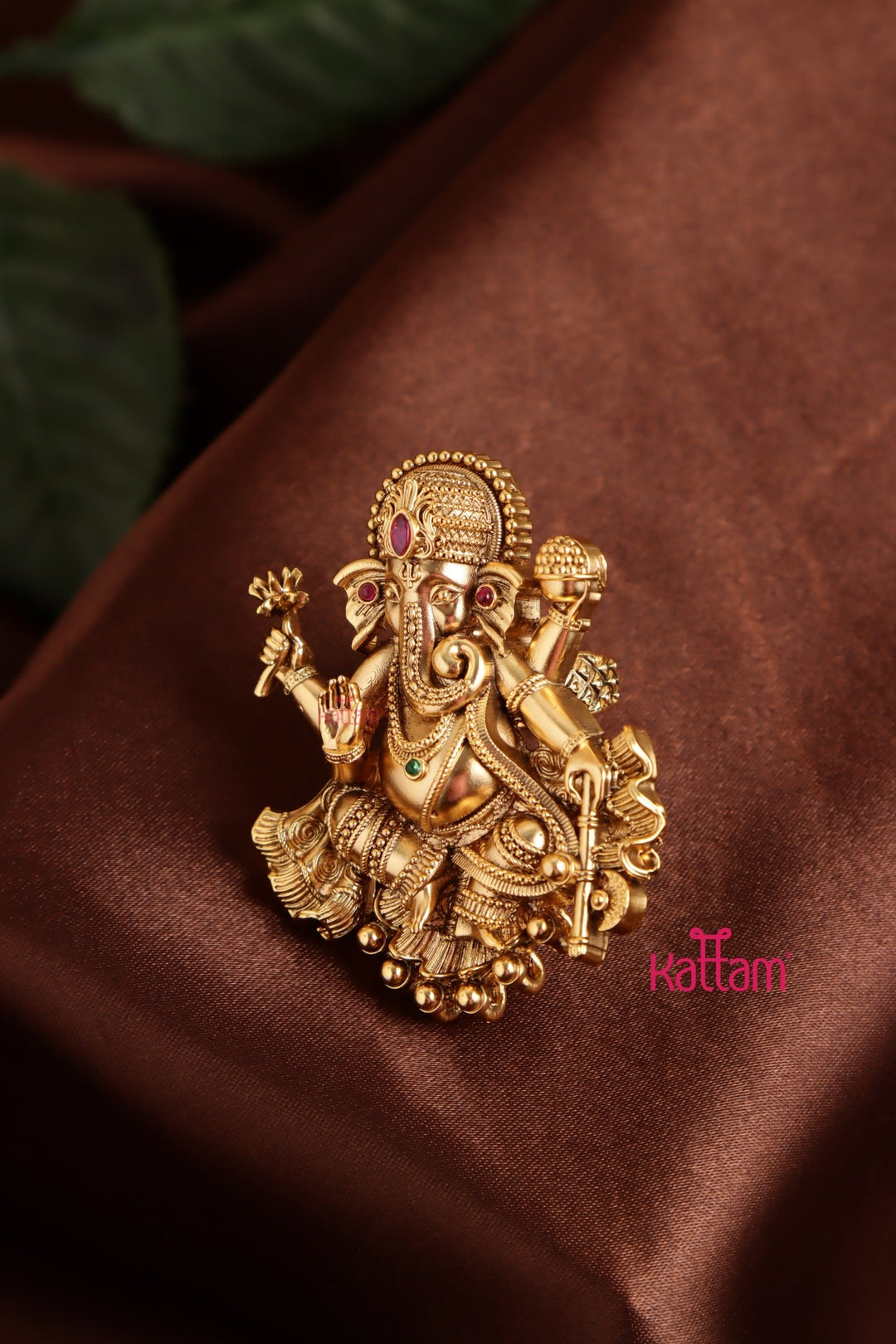 Ganesha Bold Adjustable Ring - R70