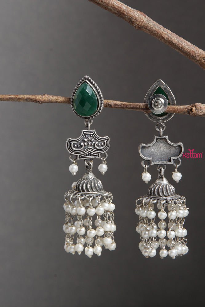 Green Ziya Earrings - E350