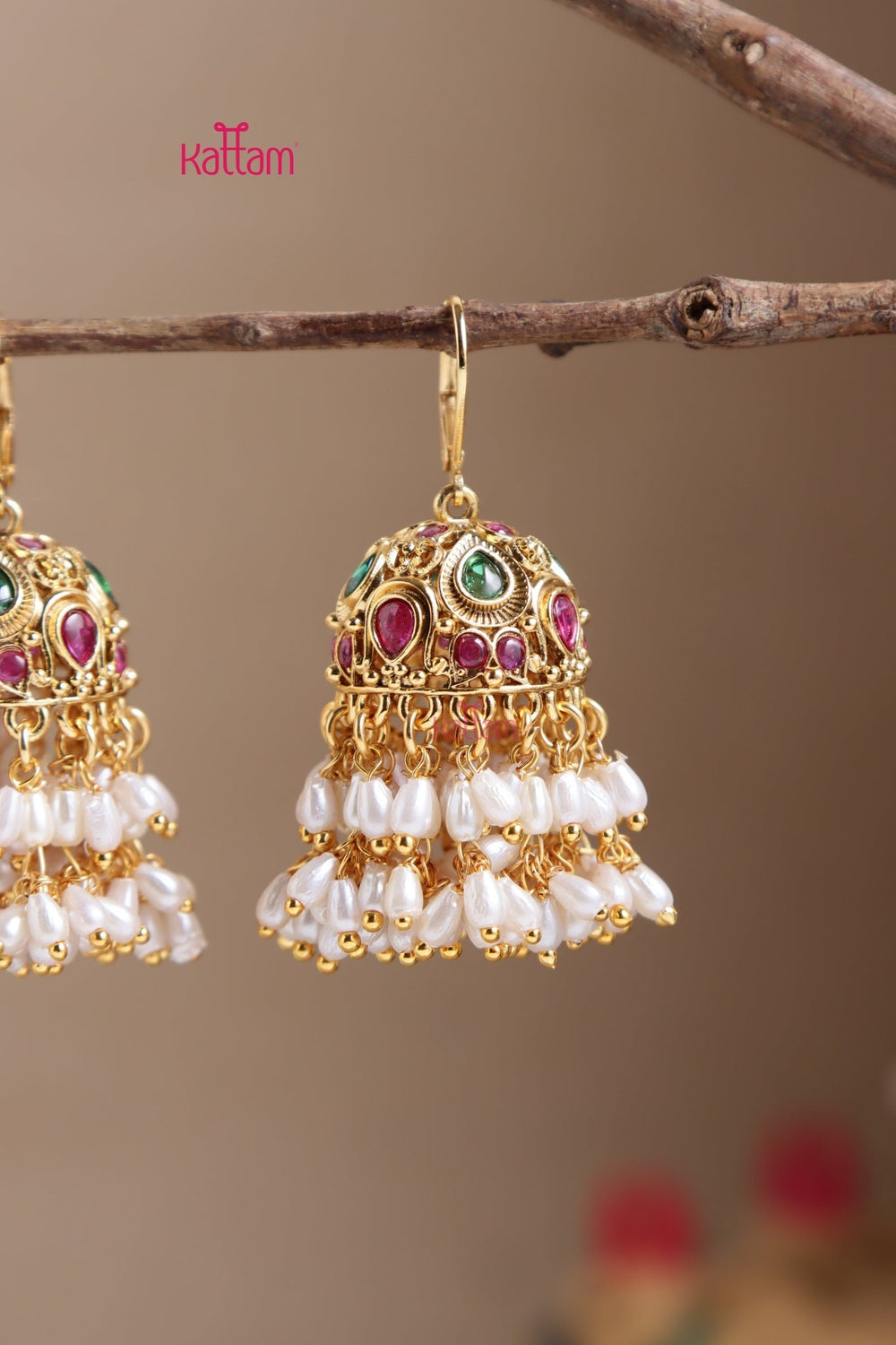 Guttapusalu Jhumka Hoop Jhumka - E1023