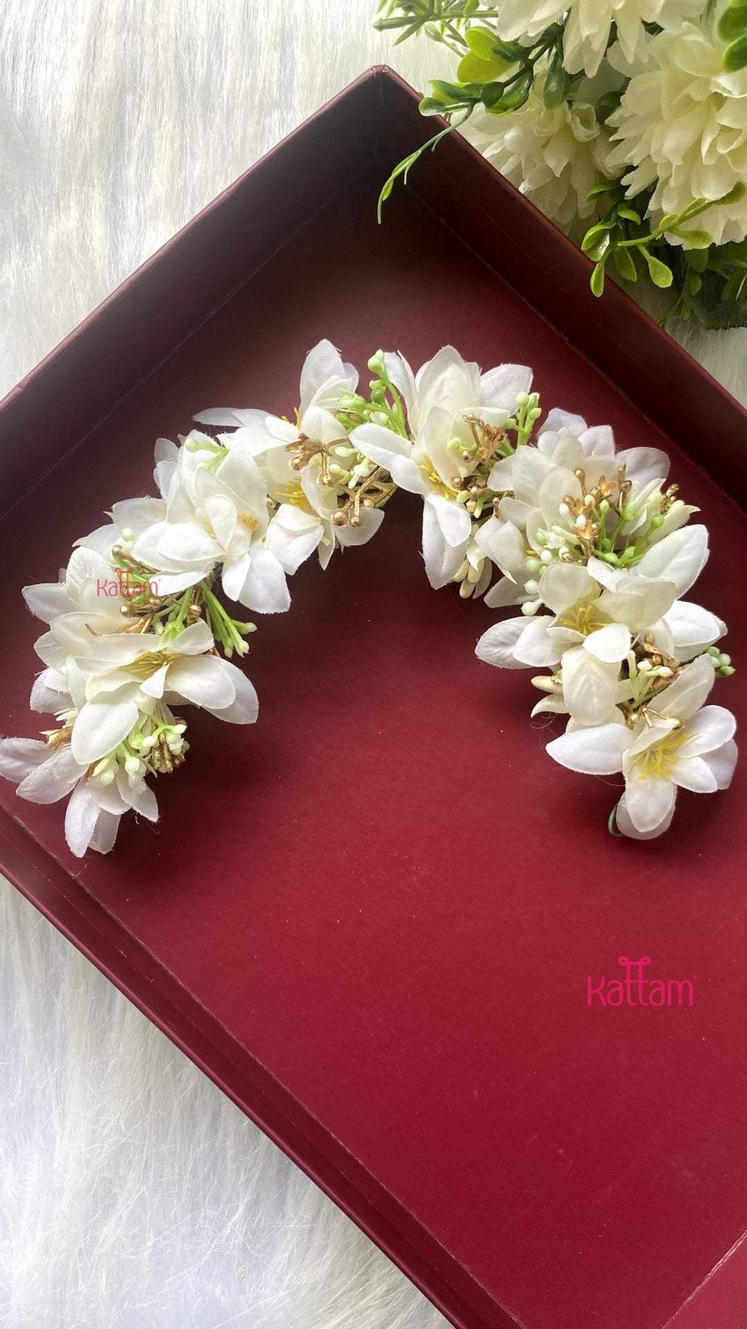 Handcrafted Hair Accessory Flower - Design 62 - HA144