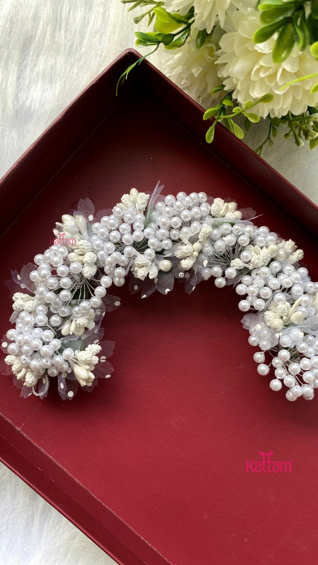 Handcrafted Hair Accessory Flower - Design 73 - HA155