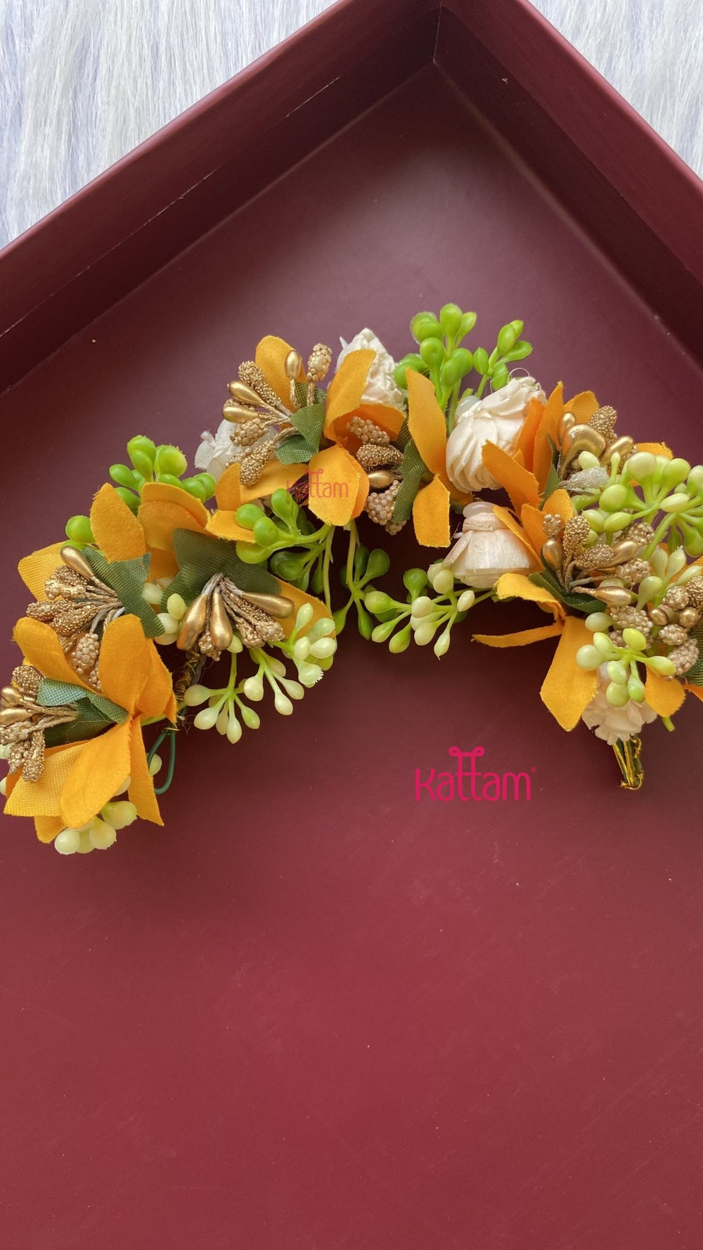 Handcrafted Hair Accessory Flower - Design 79 - HA162