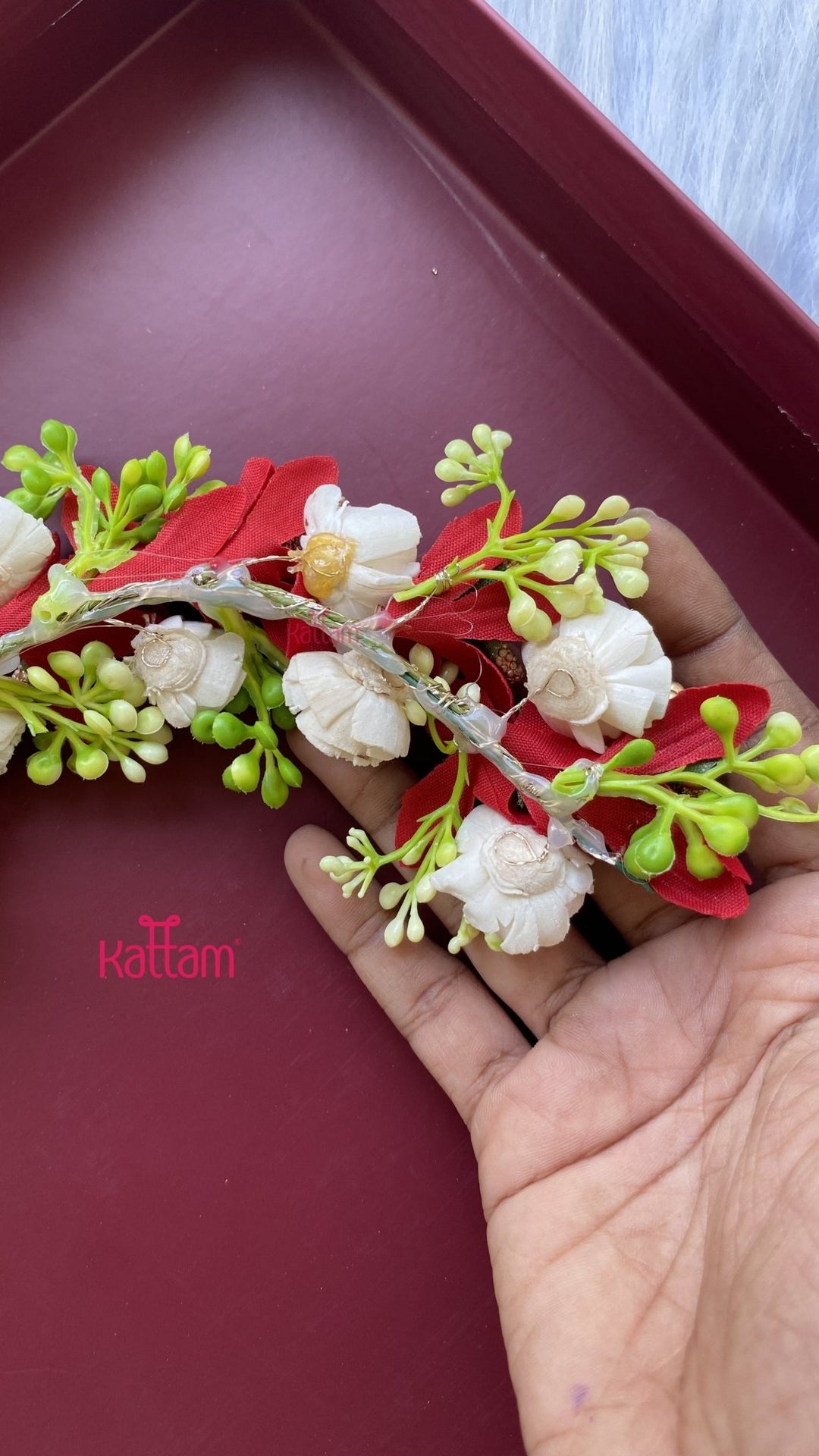 Handcrafted Hair Accessory Flower - Design 80 - HA163