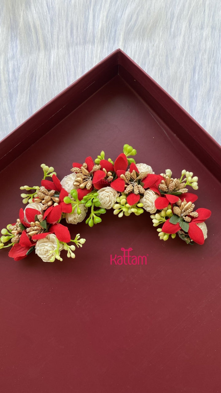 Handcrafted Hair Accessory Flower - Design 80 - HA163