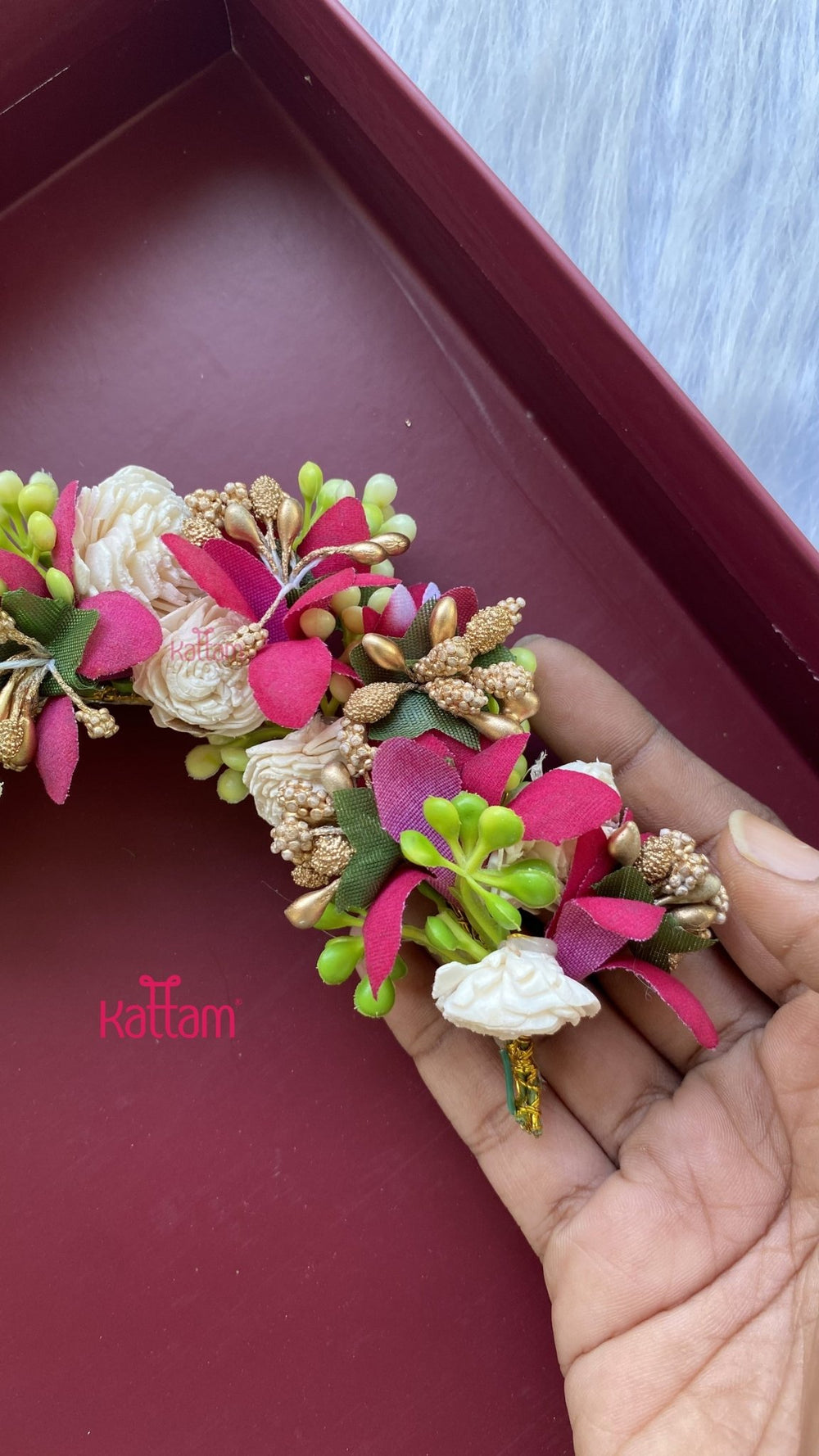 Handcrafted Hair Accessory Flower - Design 81 - HA164