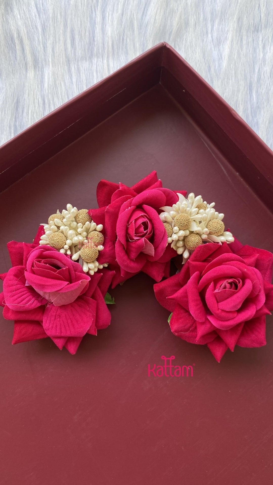 Handcrafted Hair Accessory Flower - Design 84 - HA167