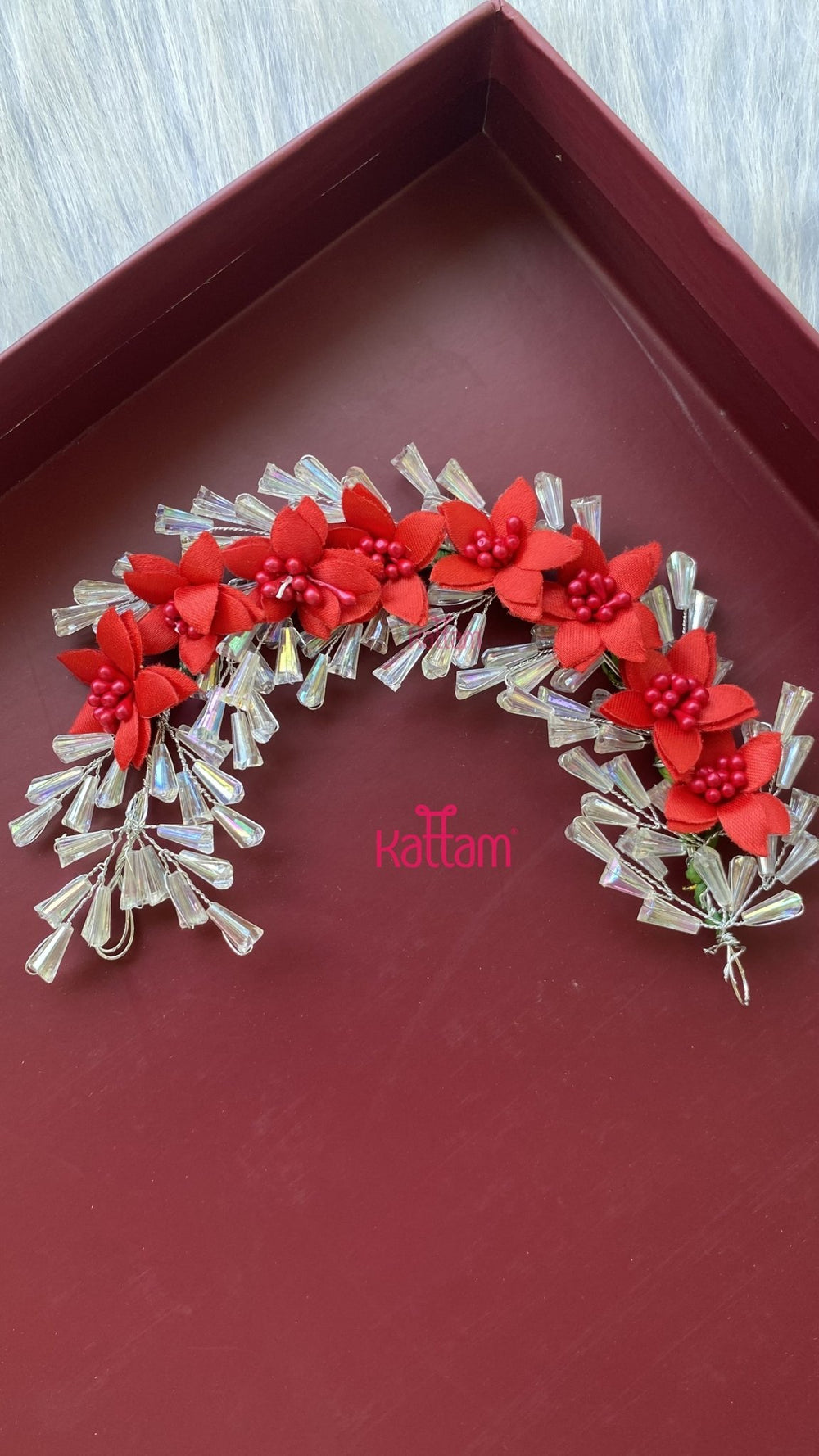 Handcrafted Hair Accessory Flower - Design 87 - HA170