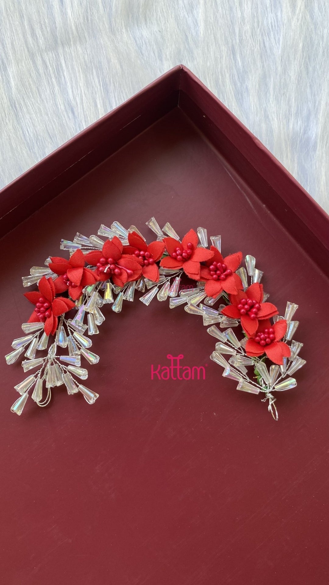 Handcrafted Hair Accessory Flower - Design 87 - HA170