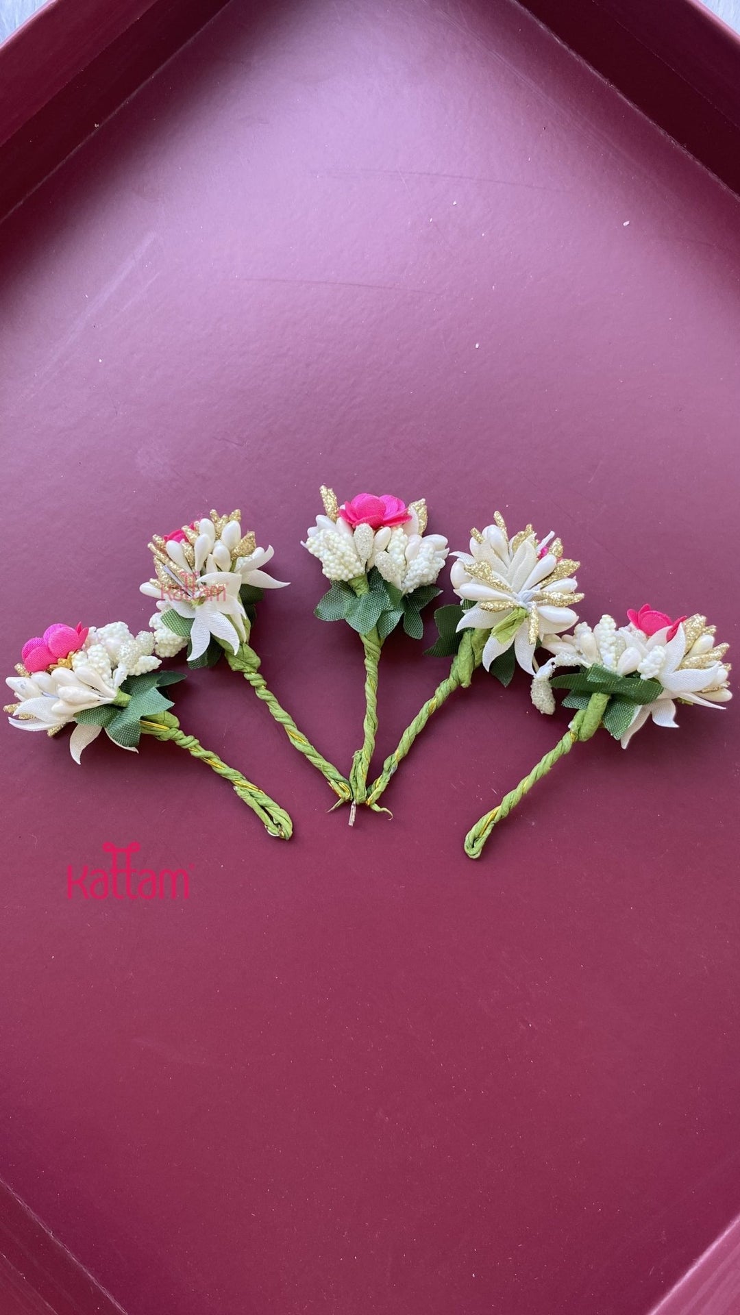 Handcrafted Hair Accessory Flower - Design 92 - HA175