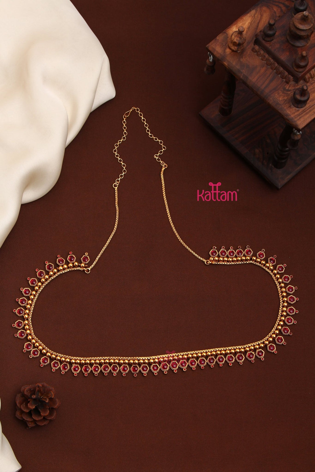 Hexa Ruby Hip Chain - HB177