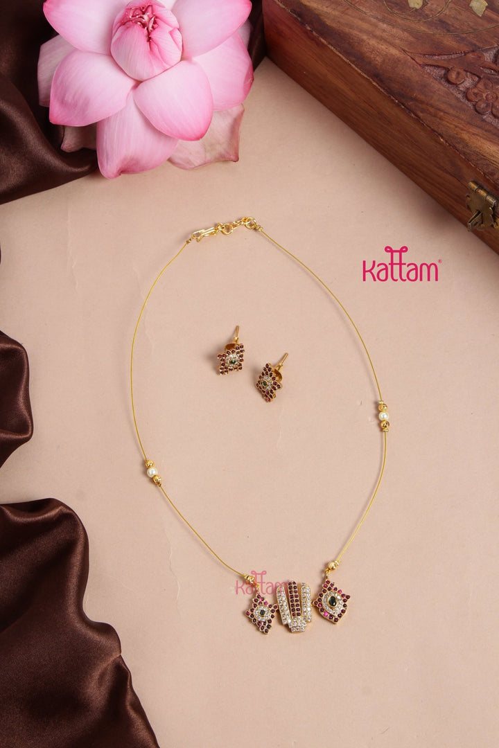 Invisible Perumal Namam Necklace - N3170