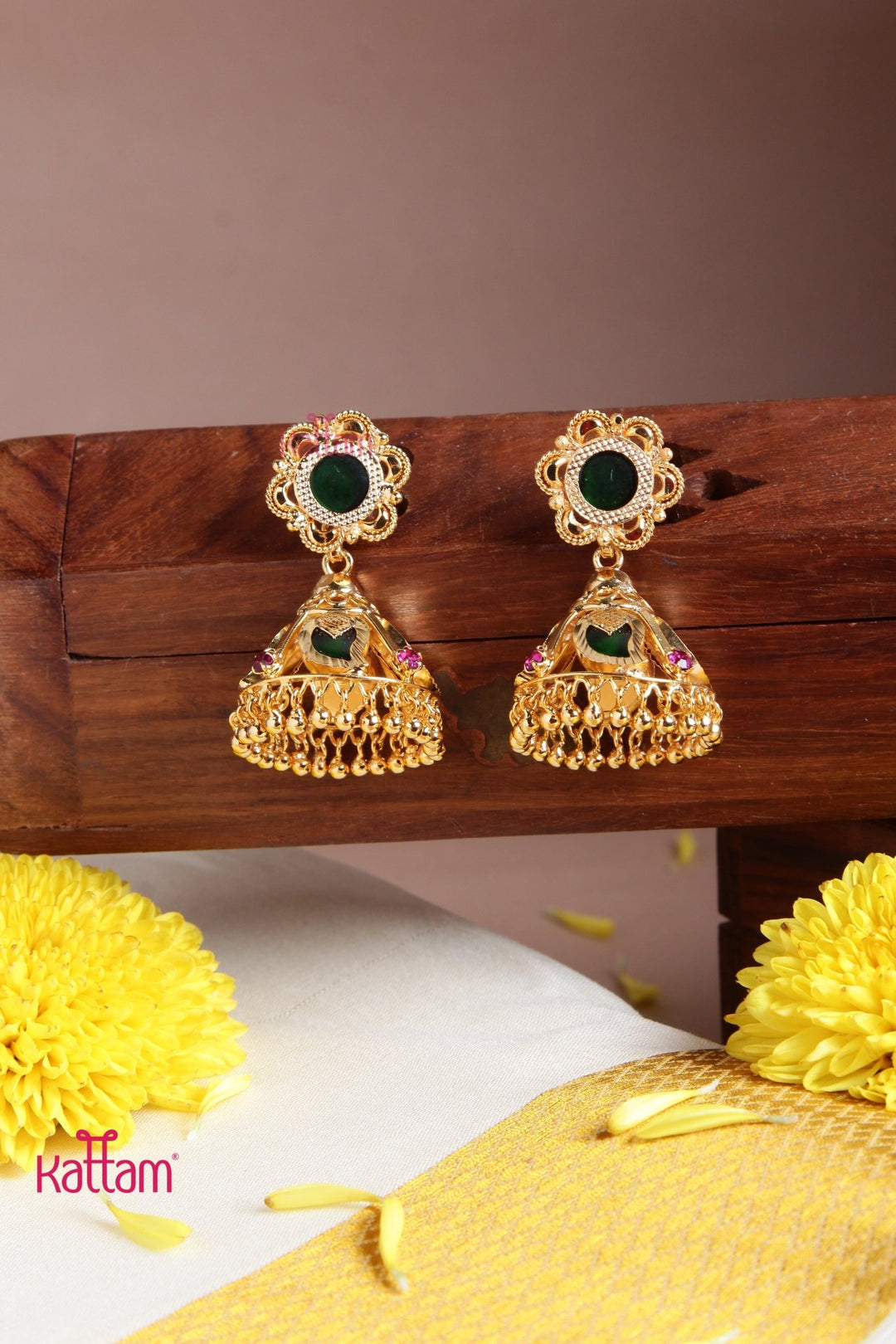 Jeevi Palakka Jhumka - E965