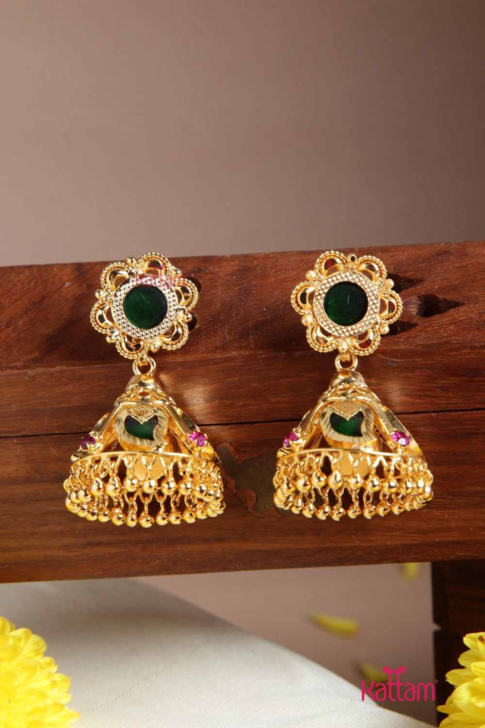 Jeevi Palakka Jhumka - E965