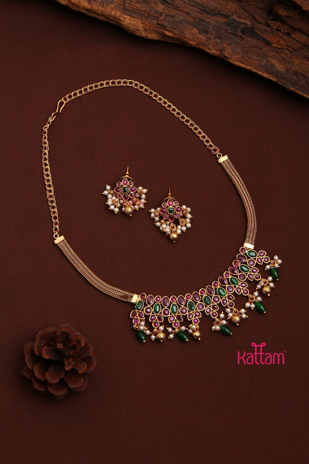 Kemp Attigai Choker Set - N3522