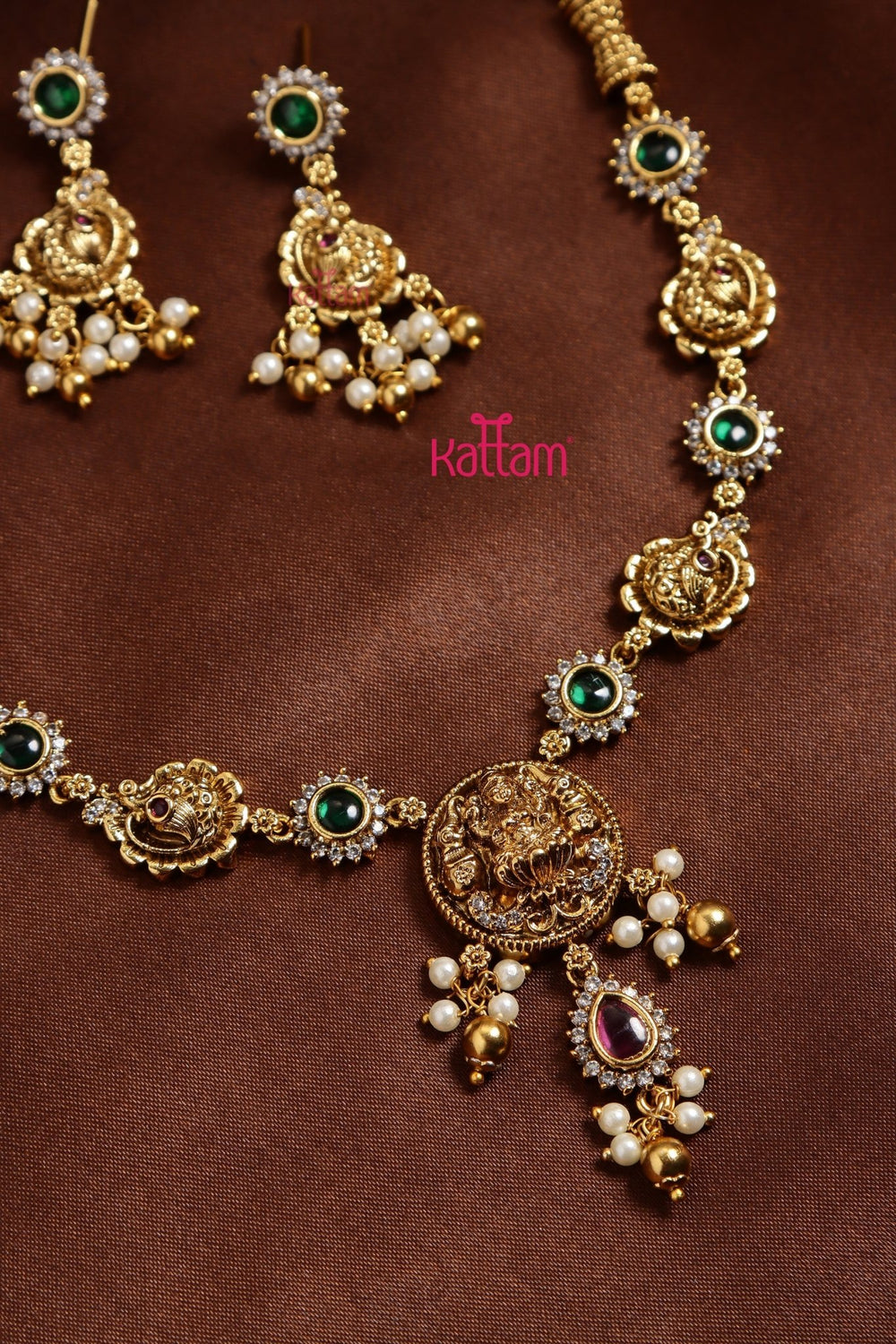 Mahalakshi Pearl Necklace - N3216