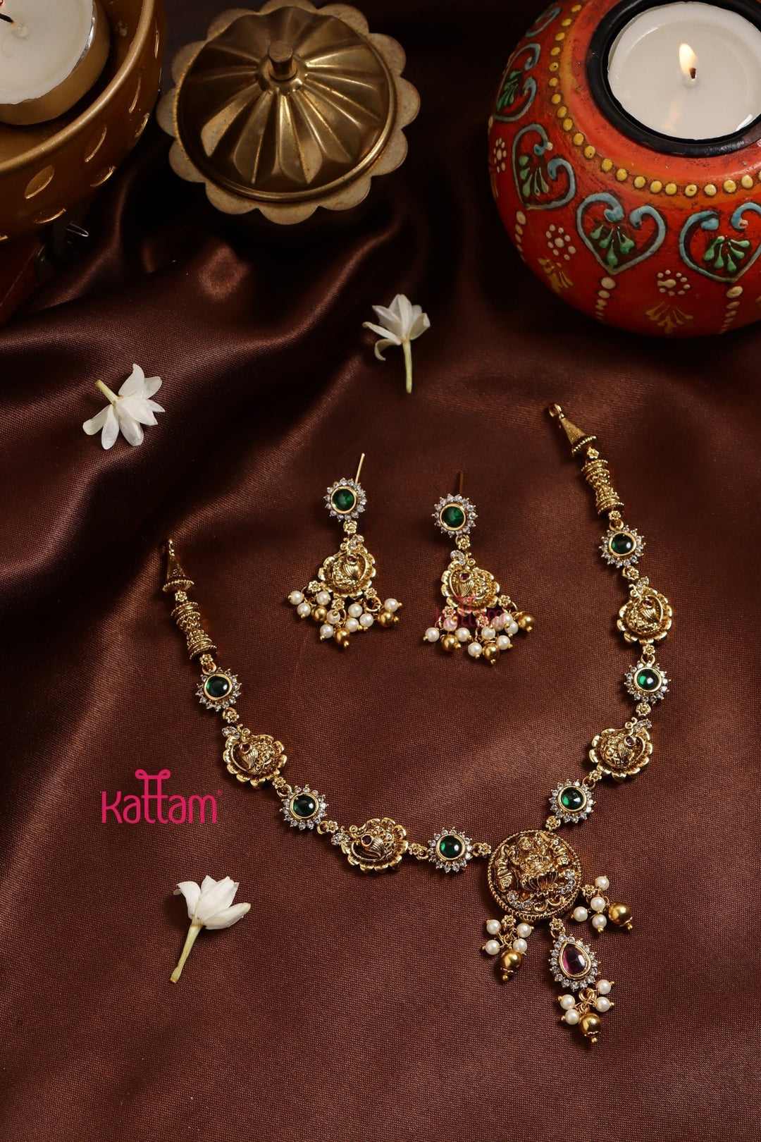 Mahalakshi Pearl Necklace - N3216