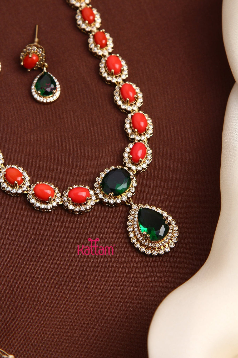 Mehtha - Coral Necklace - N5202