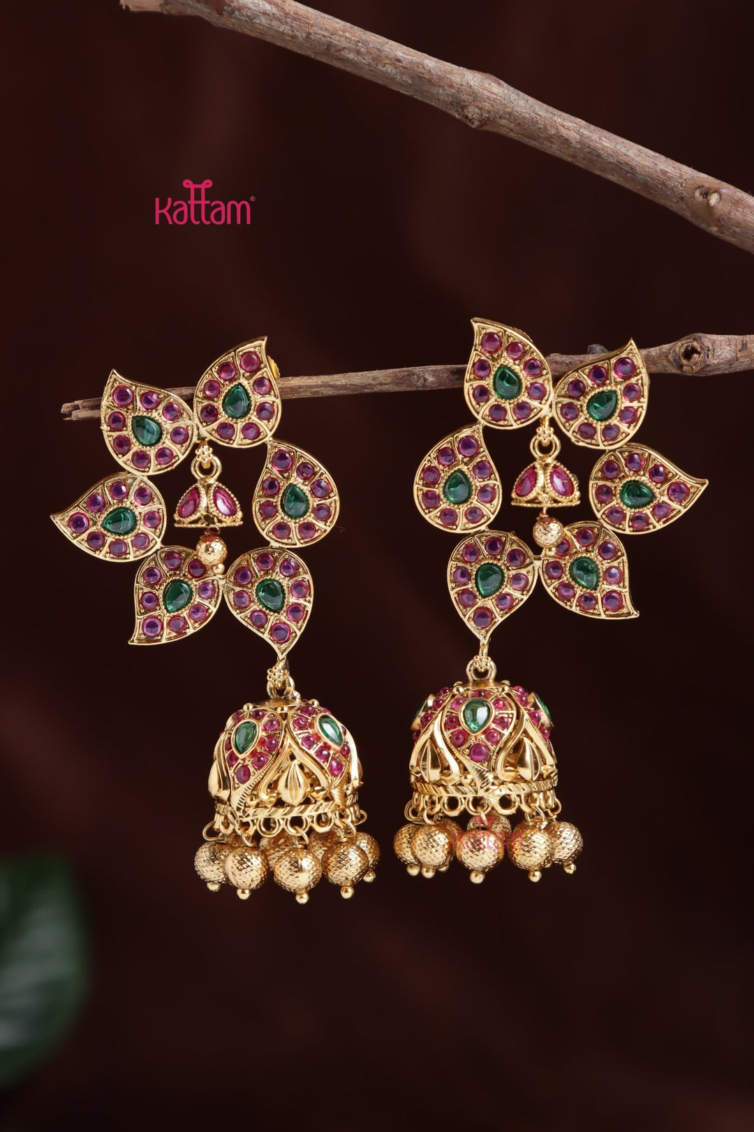 Paisley Earcuff Jhumka - E1063