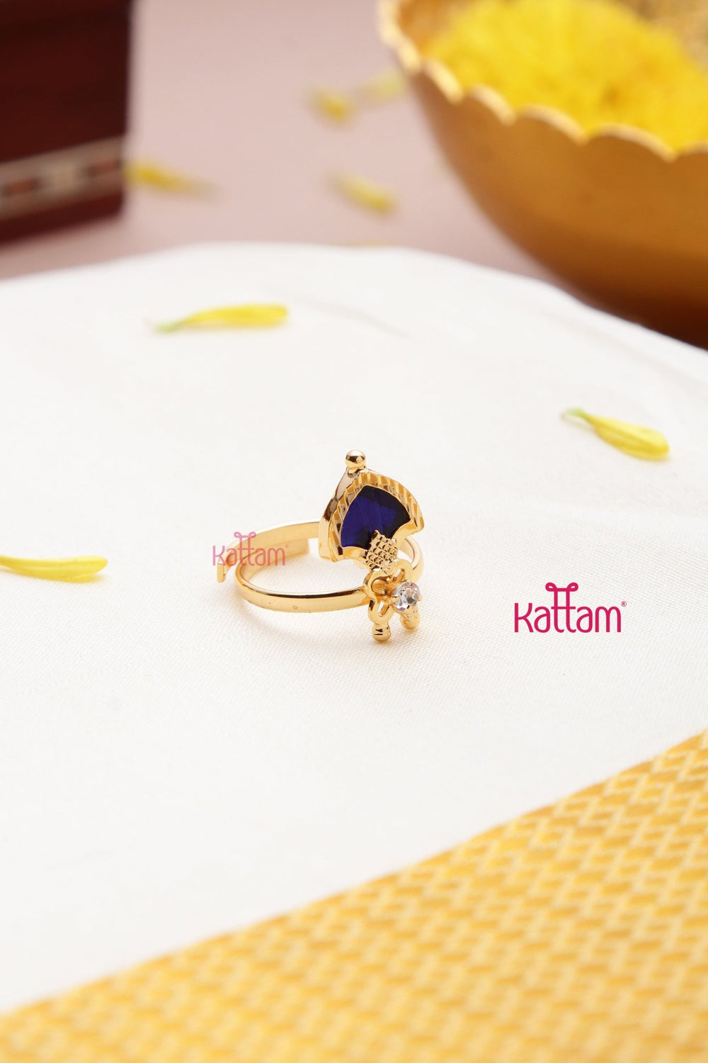 Palakka Ring - Blue - R69