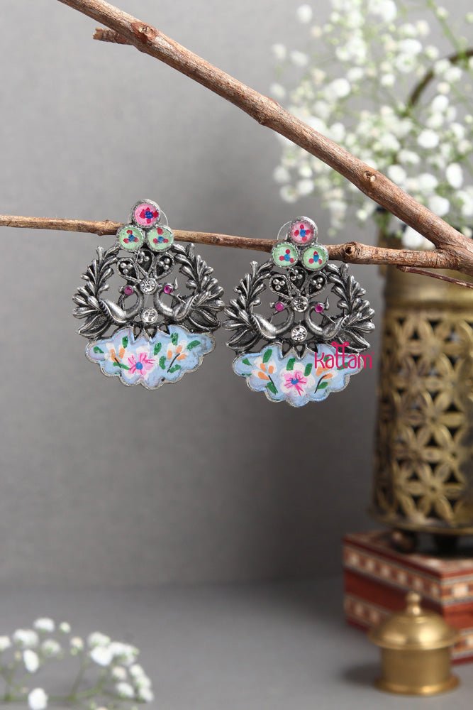 Peacock Pastels Earring - E407