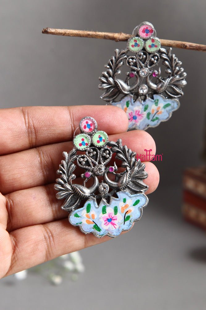 Peacock Pastels Earring - E407