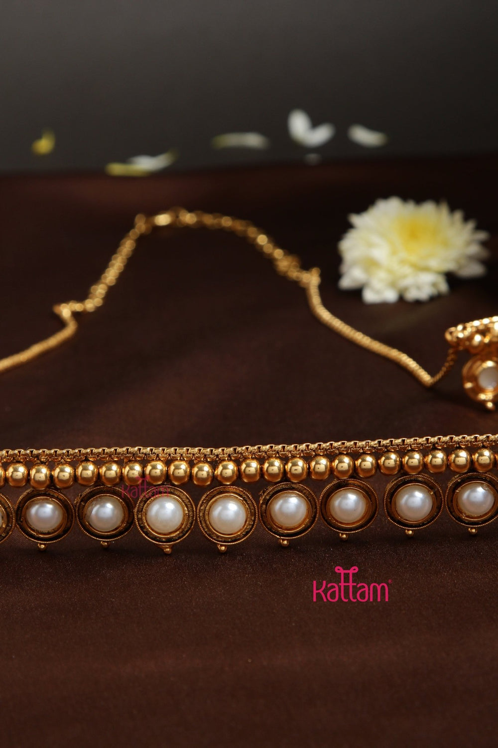 Round Pearl Hip Chain - HB155