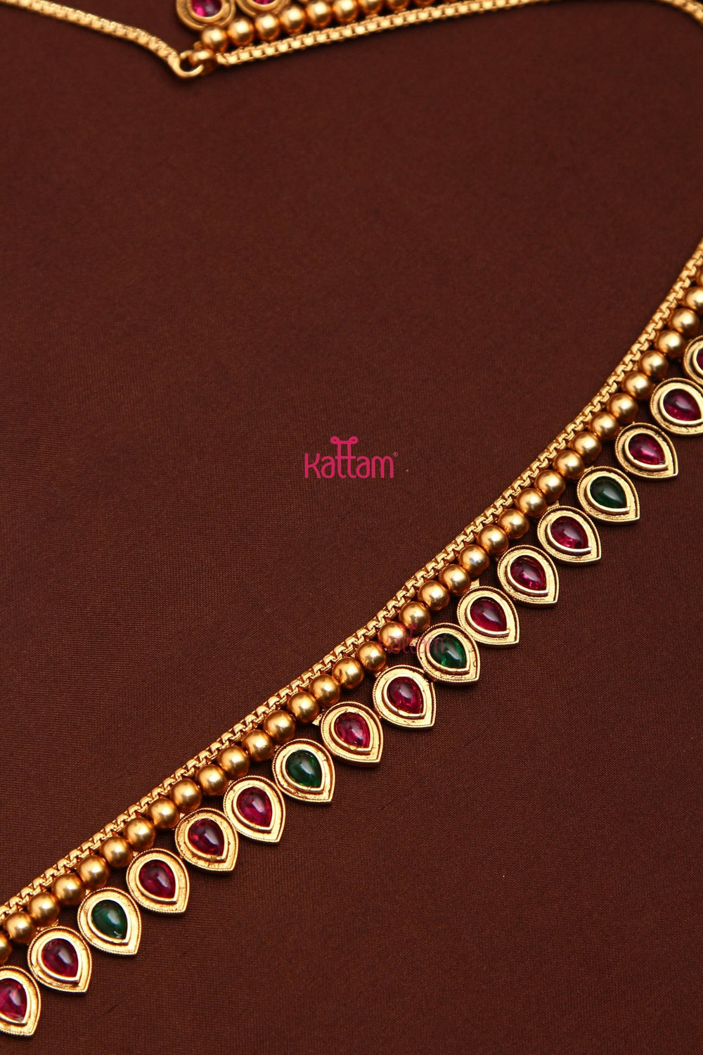 Rubygreen Drop Shape Hip Chain - HB179