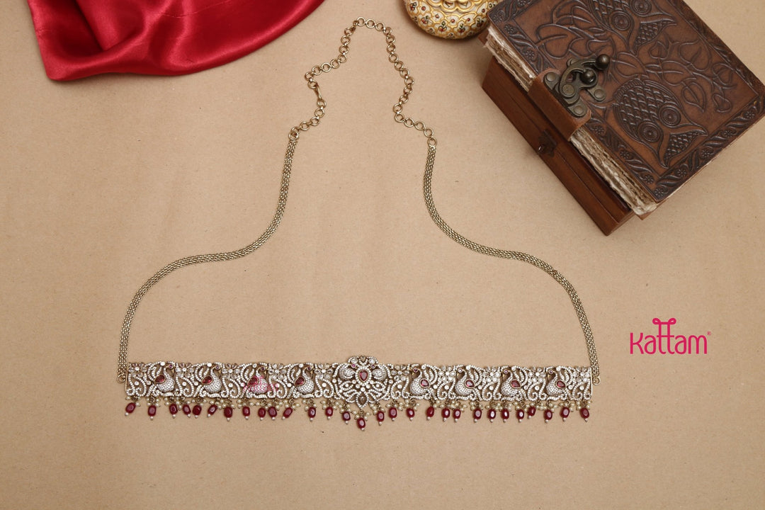 Sahara - Maroon Victorian Bridal Jewellery ( Sold Separately ) - N5250MT