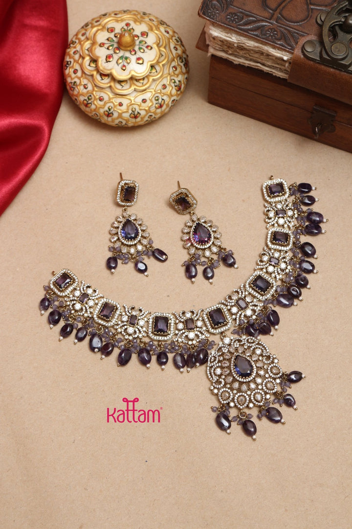 Sahara - Purple Victorian Bridal Jewellery ( Sold Separately ) - N5251N