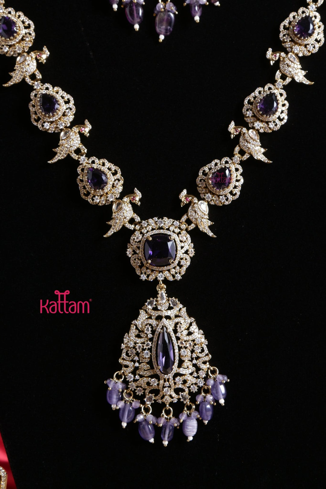 Sahara - Purple Victorian Bridal Jewellery ( Sold Separately ) - N5251N