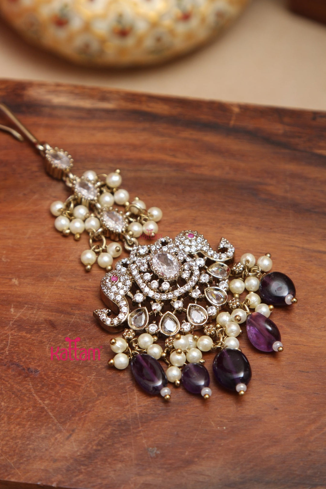 Sahara - Purple Victorian Bridal Jewellery ( Sold Separately ) - N5251MT