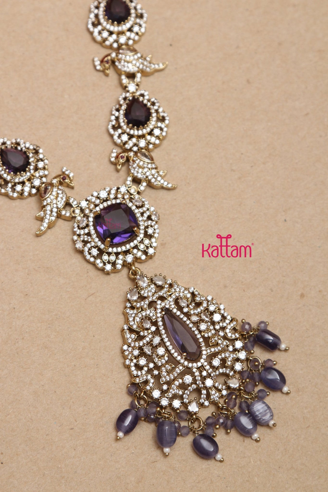 Sahara - Purple Victorian Bridal Jewellery ( Sold Separately ) - N5251H