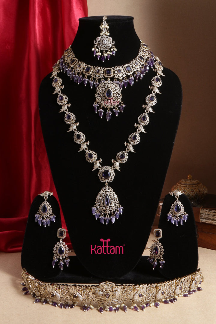 Sahara - Purple Victorian Bridal Jewellery ( Sold Separately ) - N5251N