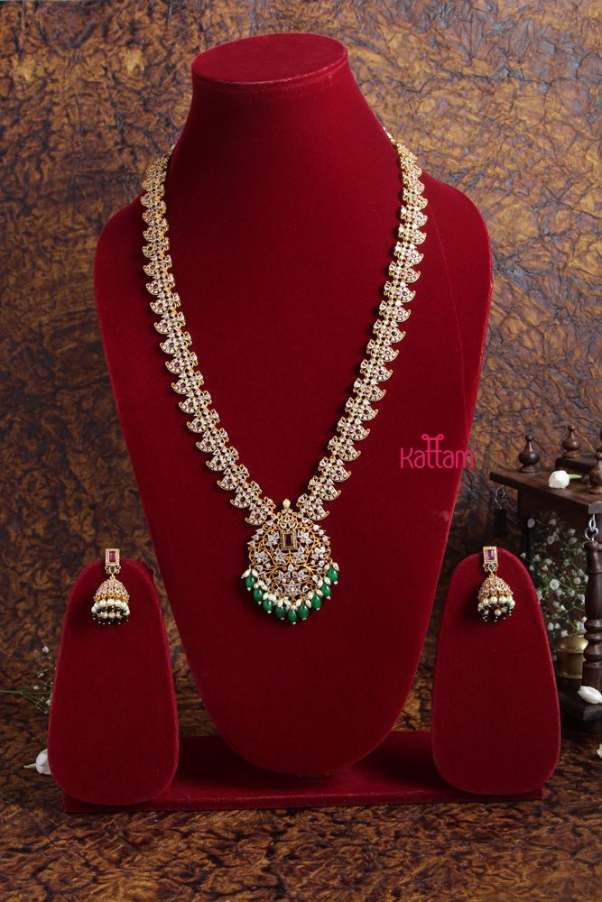 Semi Bridal Emerald Bead Manga Haram - N1869