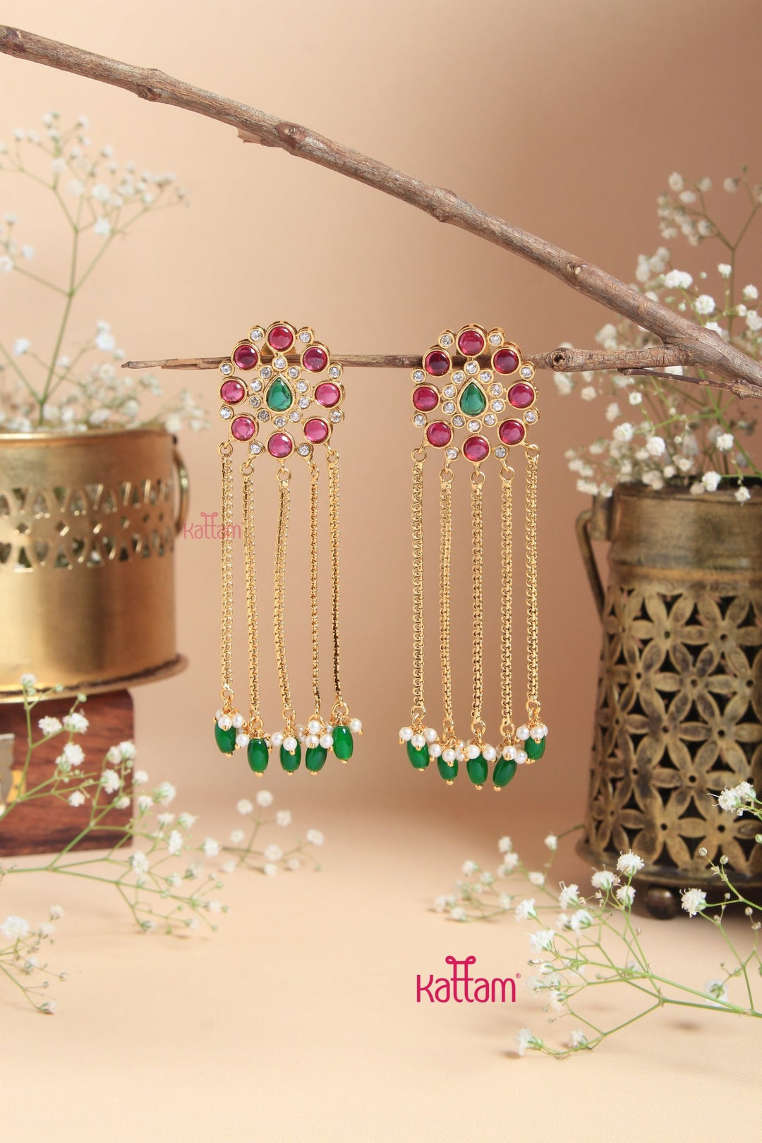 Thilak Dangler Earrings - E901