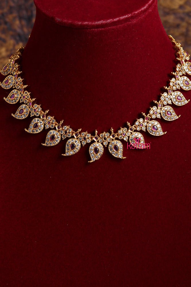 White Ruby Manga Choker Set - N1895